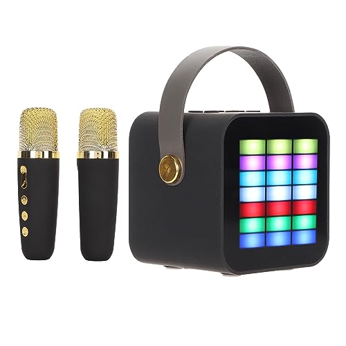 Fockety Karaoke-Maschine-Fürr, Tragbarer-Lautsprrecher MIT 2 Drahtlosen Mikrofonen, LED-Leiche, Unterstuntzung Vonios Tabletten, PC, Karaoke-Lautsprrecher Fockety Karaoke-Maschine-Fürr, Tragbarer-Lautsprrecher MIT 2 Drahtlosen Mikrofonen, LED-Leiche, Unterstuntzung Vonios Tabletten, PC, Karaoke-Lautsprrecher von Fockety