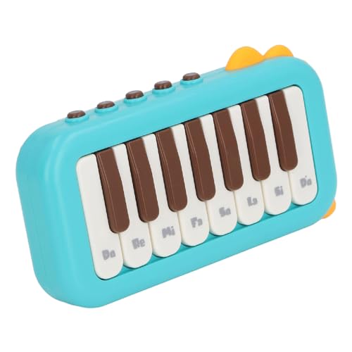 Fockety Klavierertastatur, 15 Tasten, Elektronische Klavier für, Tragbares Tastatur Klavierspielzug, Musikinstrumente, Geburtstag, Pädagogisches Geschenkenk, Schild (Blue) von Fockety