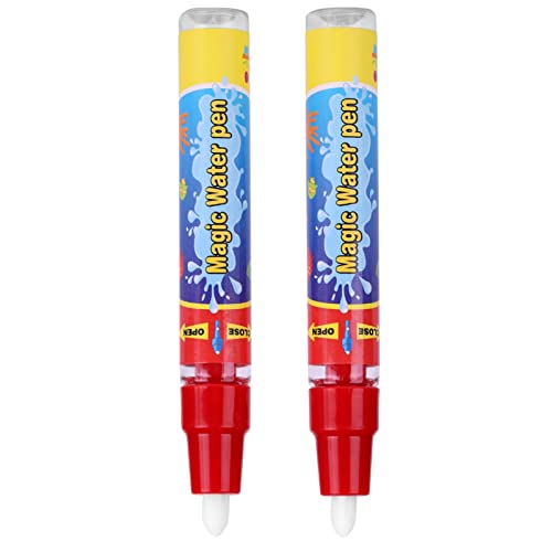 Fockety Kleiner Babywasserzeichnung Stift Set kein Pigment Erfordert Umweltfreundliche Babywasserstift, 2pcs/Set [Magic Water Matte] von Fockety