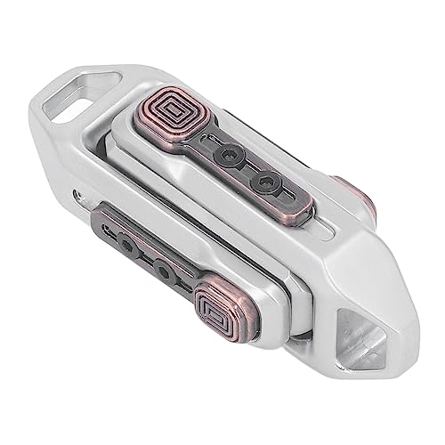 Fockety Magnetischer Fidget Slider, Metall-Push-Card-Stressabbauspielug für Autismus ADHs, Tragbares Metallmagnet-Bürschreiteil von Fockety