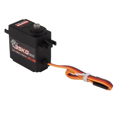 Fockety Mikroservomotor, 35 Kg RC-Servomotor MIT Hohem Drehmoment, Digitales Mikroservomotor MIT Metallgetriebe für RC-Hubschruber, Flugtzeuge, Autos, Boote, Robotersteeuerungen MIT Kabel Fockety Mikroservomotor, 35 Kg RC-Servomotor MIT Hohem Drehmoment, Digitales Mikroservomotor MIT Metallgetriebe für RC-Hubschruber, Flugtzeuge, Autos, Boote, Robotersteeuerungen MIT Kabel von Fockety