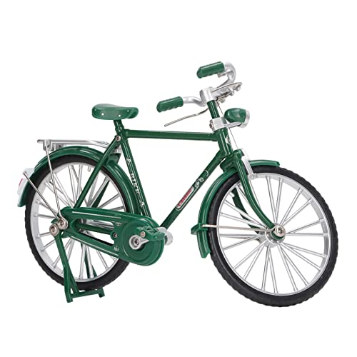 Fockety Mini-Fahrradmodell aus Legierung, Vintage-Maßstab 1:10, Realistisches Sammler-BMX-Fahrrad mit Verstellbaren Teilen, Tragbares Design für, Exquisite Verarbeitung, Ideales (Green) von Fockety