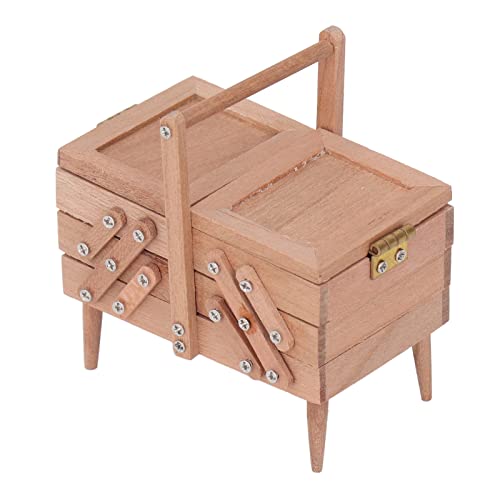 Fockety Miniatur-Nähkästchen, 1:12 PUPPENHAUS NEHKASTEN von Fockety