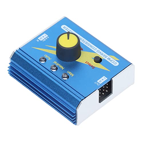 Fockety Motorservo -Tester, 3 Modi Manual Neutral Auto Sweep, ESC -Checker -Geschwindigkeitsregler mit Synchronisationsfunktion für RC -Autoboot -Hubschrauber Fixierter Flügelflugzeug von Fockety