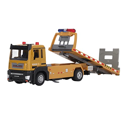 Fockety Pritschenanhänger-Modell, Sattelschlepper-Spielzug Im Maßstab 1:32 MIT Licht und Musik, Legierung, Lebendige Farbe, Pritschenwagen-Brielzug, AbschleppWagen Fockety Pritschenanhänger-Modell, Sattelschlepper-Spielzug Im Maßstab 1:32 MIT Licht und Musik, Legierung, Lebendige Farbe, Pritschenwagen-Brielzug, AbschleppWagen von Fockety