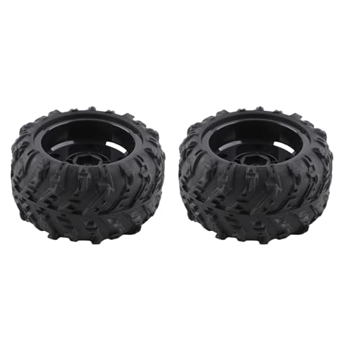 Fockety RC-REFEN, 2 STÜCK, 12 MM SECHSKANT-Rader UND-REFEN IM MAßSTAB 1: 6, RC-GUMMIRAD-REFEN, Hochgliedbare RC-Drift-CAR-REFEN UND FELGEN FUR SCY 16101 16102 1/16 RC-CAR-CAR-CAR-CAR von Fockety