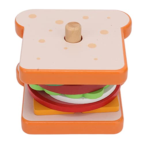 Fockety SPIPIELEGUG-AESSEN, Verbundholz-Schnell-Food-Pädagogische Rollenspiel-Assen, Spielzugküche in Niedlicher Form MIT Realistische Farben für Rollenspepelle, Klinkinder, Kindergeburtstage (#2) von Fockety