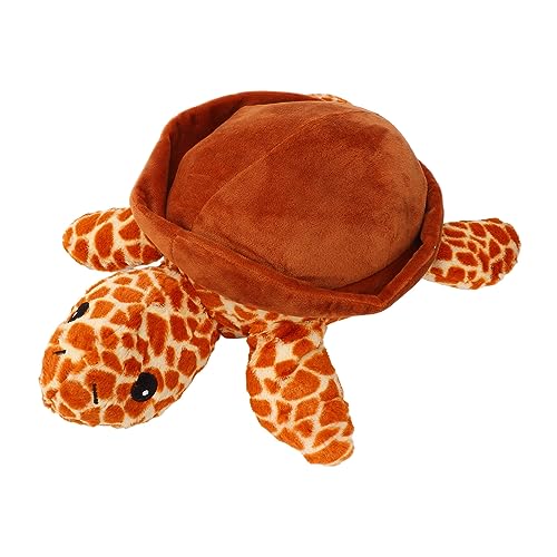 Fockety Schildkröte Plürutier, Plüsch PP Baumwolle Weich und Hautfreundlich Gewichtet Schildkröte Gefült Feine Nähte Keine Verformung Keine Fading Tier Plürutier von Fockety
