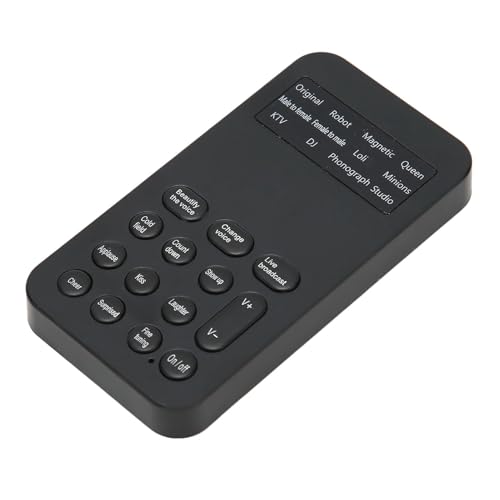 Fockety Sprachwechsler, 8 Soundeffeckte 7 Sound Aarderungen Tragbares Handheld-Sprach Wechsler Gerät, Universal-Soundkarte für Gaming- für Telefon-PC-Laptops Plug-and-Play Fockety Sprachwechsler, 8 Soundeffeckte 7 Sound Aarderungen Tragbares Handheld-Sprach Wechsler Gerät, Universal-Soundkarte für Gaming- für Telefon-PC-Laptops Plug-and-Play von Fockety
