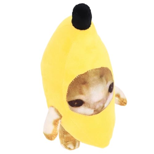 Fockety Süßkatzen Bananen Plürutier, 30 cm Großen Gelbes Stofftierkätzchen, Weiches und Kuscheliges Bananenkatzen Schlüsselanhängger Plüschkissen für Weihnachten, Halloween, Halloween, (20 cm) Fockety Süßkatzen Bananen Plürutier, 30 cm Großen Gelbes Stofftierkätzchen, Weiches und Kuscheliges Bananenkatzen Schlüsselanhängger Plüschkissen für Weihnachten, Halloween, Halloween, (20 cm) von Fockety