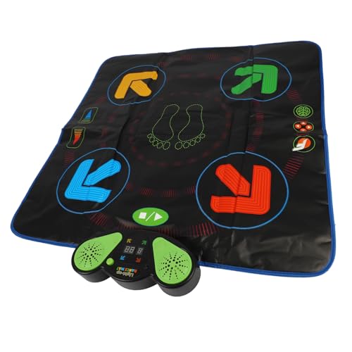 Fockety Tansmatte, 3 Spielmodi Einstellbare Mp3-Hestergabe Unterstützung Faltbart Tanzmatte Spielelzug Anti-Rutsch PVC BatteriebetrieBenes Elektronische Tanzkissen Tanskissen Fockety Tansmatte, 3 Spielmodi Einstellbare Mp3-Hestergabe Unterstützung Faltbart Tanzmatte Spielelzug Anti-Rutsch PVC BatteriebetrieBenes Elektronische Tanzkissen Tanskissen von Fockety
