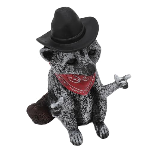 Fockety Weschbär Figur, Realistische Weschbär Figur, Kunstharz, Familien Set, Wildtier Figuren -Set für Sammlung, Wissenschaft, Pädagogische Voraussetzung, Desktop -Dekoration, Desktop Dekoration von Fockety