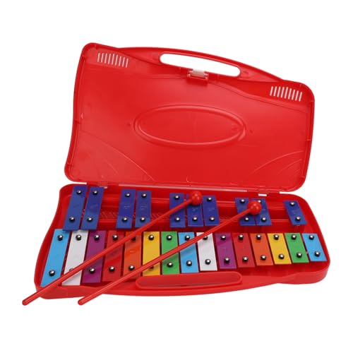 Fockety Xylophon für Kinder, 25 Tasten, Moderne Schlaginstrumente mit 2 Schlägeln, Baby Musikinstrumente, Montessori Musikspielzeug, frühpädagogisches Geburtstagsgeschenk für Kleinkinder von Fockety