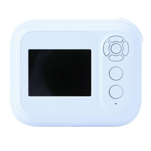 Sofortbildkamera, 48 MP 1080P HD Objektiv, 6 facher Zoom, Schwarzweiß-Fotos drucken, MP3 und Spiele, Sofortbild Digitalkamera für Erwachsene und Kinder, Weihnachts- und (Blue) von Fockety