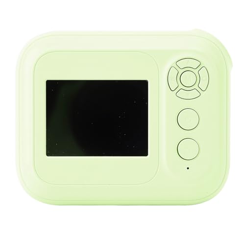 Sofortbildkamera, 48 MP 1080P HD Objektiv, 6 facher Zoom, Schwarzweiß-Fotos drucken, MP3 und Spiele, Sofortbild Digitalkamera für Erwachsene und Kinder, Weihnachts- und (Green) von Fockety