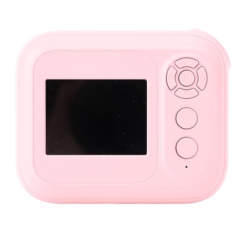 Sofortbildkamera, 48 MP 1080P HD Objektiv, 6 facher Zoom, Schwarzweiß-Fotos drucken, MP3 und Spiele, Sofortbild Digitalkamera für Erwachsene und Kinder, Weihnachts- und (PIN K) von Fockety
