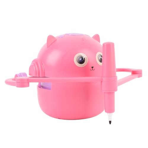 Zeichenroboter für Kinder, interaktiver pädagogischer Zeichenroboter, automatischer Malroboter, Zeichenmaschine, Mallernspielzeug mit 100 Zeichenkarten für Kinder über 3 Jahre von Fockety