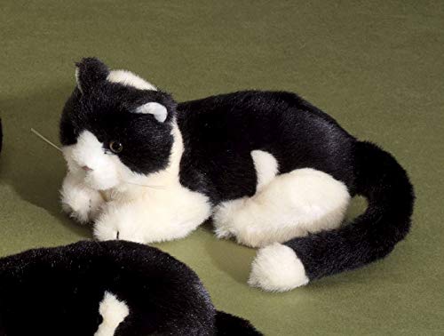 Förster Stofftiere 3468 Katze liegend schwarz/weiß Mini 16 cm von Förster Stofftiere