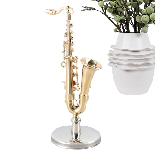 Fogukier Miniatur Saxofon | Miniatur Musikinstrument Aus Messing | Musikinstrument Aus Messing Sammlerstück Für Erwachsene Kinder Deko Puppenhaus Wohnaccessoire Zimmerdekoration Fogukier Miniatur Saxofon | Miniatur Musikinstrument Aus Messing | Musikinstrument Aus Messing Sammlerstück Für Erwachsene Kinder Deko Puppenhaus Wohnaccessoire Zimmerdekoration von Fogukier