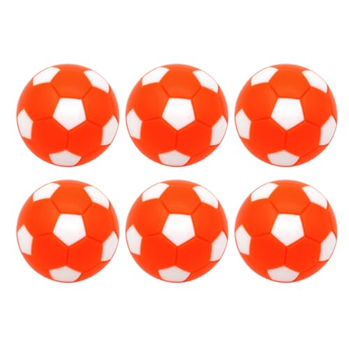 Fogun 6 Stück Tischfußball Ersatzball Offizieller Tischspielball Tischfußball Fußballmaschinenteile Langlebig Einfache Installation Zuverlässig von Fogun