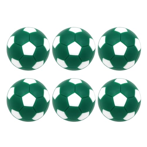 Fogun 6 Stück Tischfußball Ersatzball Offizieller Tischspielball Tischfußball Fußballmaschinenteile Langlebig Einfache Installation Zuverlässig von Fogun