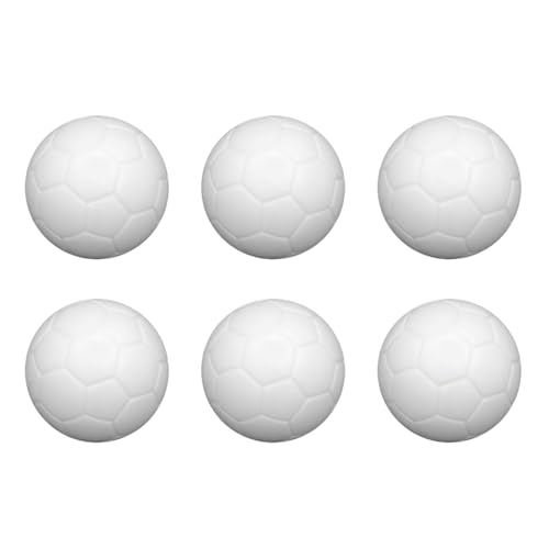 Fogun 6 Stücke Tischfußball Ball 36mm Tischfußball Ball Tischfußball Fußbälle Spiel Ersatzball Für Tischspiel Tischfußball Ersatz von Fogun