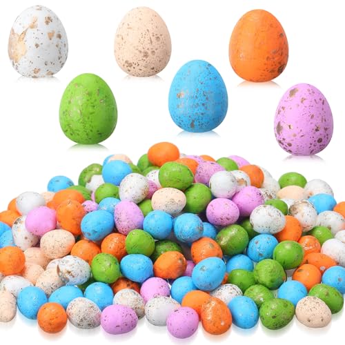 Foilswirl Mini-Ostereier aus Schaumstoff, dekorative gesprenkelte Eier für Osterkörbe, Vasenfüller, künstliche Vogeleier zum Basteln, für Zuhause, Garten, Ostern, Party-Dekorationen, 6 Farben, 1,5 x Foilswirl Mini-Ostereier aus Schaumstoff, dekorative gesprenkelte Eier für Osterkörbe, Vasenfüller, künstliche Vogeleier zum Basteln, für Zuhause, Garten, Ostern, Party-Dekorationen, 6 Farben, 1,5 x von Foilswirl