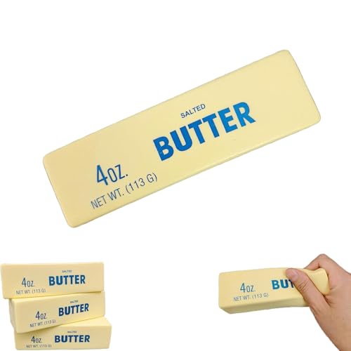 Butterstick, langsam aufsteigendes Squishy-Spielzeug, Stressabbau, duftendes Sensorikspielzeug, gesalzenes Squishy, lustiges, weiches Zappelspielzeug (1pc) von Fokayo