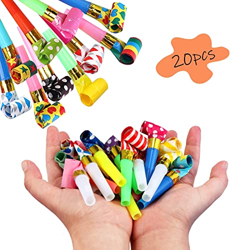 Fokelyi 20 Stück Partygebläse, Bunte Party Hörner, Partypfeifen Blowouts Krachmacher Musikalische Blowouts für Hochzeit Geburtstag Babyparty Kinder Party Graduierung Weihnachten, Farbe zufällig Fokelyi 20 Stück Partygebläse, Bunte Party Hörner, Partypfeifen Blowouts Krachmacher Musikalische Blowouts für Hochzeit Geburtstag Babyparty Kinder Party Graduierung Weihnachten, Farbe zufällig von Fokelyi