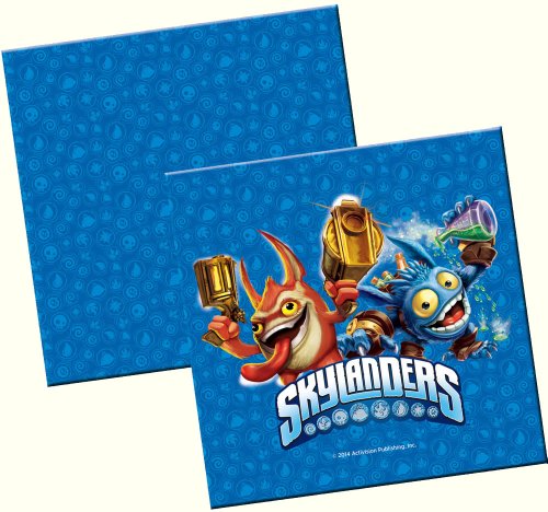 20 BLAUE Servietten * SKYLANDERS GIANTS * für Party und Geburtstag // Kinder Geburtstag Party Fete Set Jungen Napkins Papierservietten Ball Monster Roboter 20 BLAUE Servietten * SKYLANDERS GIANTS * für Party und Geburtstag // Kinder Geburtstag Party Fete Set Jungen Napkins Papierservietten Ball Monster Roboter von Folat