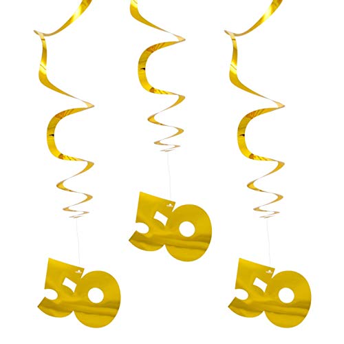 3 Hängespiralen Gold 50 von Folat