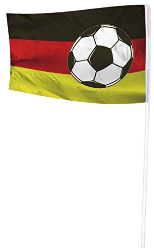 Flagge Deutschland Schwarz-Rot-Gold Fußball - 100x150 cm Flagge Deutschland Schwarz-Rot-Gold Fußball - 100x150 cm von Folat