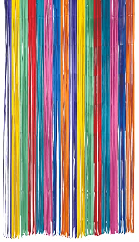 Folat 18946 Türvorhang Folie Color Pop Mehrfarbig - 2x1 m Folat 18946 Türvorhang Folie Color Pop Mehrfarbig - 2x1 m von Folat