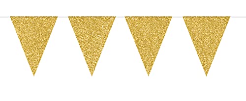 Folat 18977 Wimpelgirlande Glamour Glitzer Gold Folat 18977 Wimpelgirlande Glamour Glitzer Gold von Folat