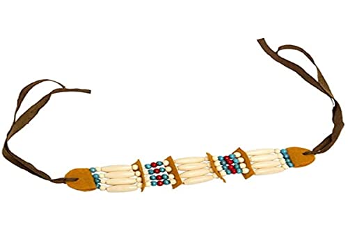 Folat 22046 Indianer Halskette mit Perlen und Schleife von Folat