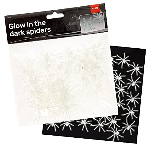 Folat 23615P1 Spinnen Tischdekoration, Glow-in-The-Dark Costumes von Folat