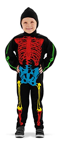 Folat 23706 Skeleton Skelett Kostüm, Mehrfarbig Costume, 116-134 von Folat