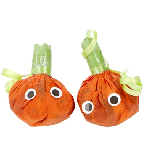 Folat 23900 Halloween Deko - Luftschlangen - Kürbis - Happy Halloween - 2 Stück - Gruseliges Horror Decoration Für Halloween-Dekorationen Spukhaus & Halloween Party von Folat
