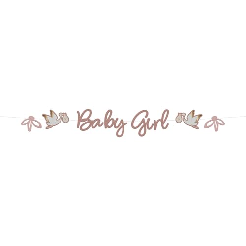 Folat 24999 Shower Deko, Babyparty, Rosa, WeißBuchstabengirlande Blooming Baby Girl-2 Meter Folat 24999 Shower Deko, Babyparty, Rosa, WeißBuchstabengirlande Blooming Baby Girl-2 Meter von Folat