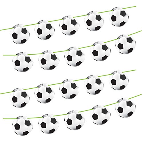 Folat 26207 - Girlande Fußball - ca. 10 m lang - 15 Fußbälle je Ø 22 cm - 4 Stk. Folat 26207 - Girlande Fußball - ca. 10 m lang - 15 Fußbälle je Ø 22 cm - 4 Stk. von Folat