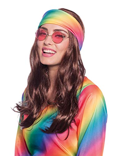 Folat Perücke Hippie met Stirnband Fasching Karneval Fastnacht Folat Perücke Hippie met Stirnband Fasching Karneval Fastnacht von Folat