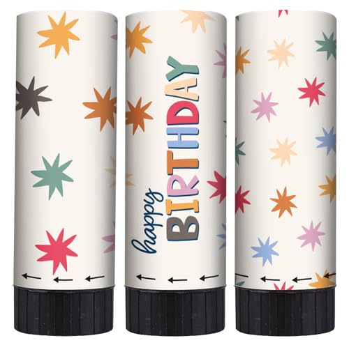 Folat 26873 Dekoration weiß mit bunten Sternen Popper Mini-Starburst-3 Stück-Fröhlich und farbenfroh Party Geschirr für Kinder und Erwachsenen Geburtstag, Mehrfarbig Folat 26873 Dekoration weiß mit bunten Sternen Popper Mini-Starburst-3 Stück-Fröhlich und farbenfroh Party Geschirr für Kinder und Erwachsenen Geburtstag, Mehrfarbig von Folat