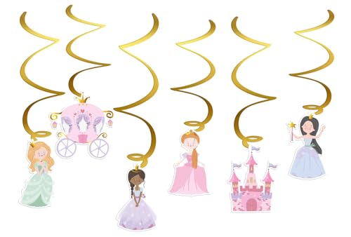 Folat 27490 Prinzessin Geburtstag Deko Rosa - Hängdekoration - Pretty Princess - 6 Stück - Prinzessinparty Folat 27490 Prinzessin Geburtstag Deko Rosa - Hängdekoration - Pretty Princess - 6 Stück - Prinzessinparty von Folat