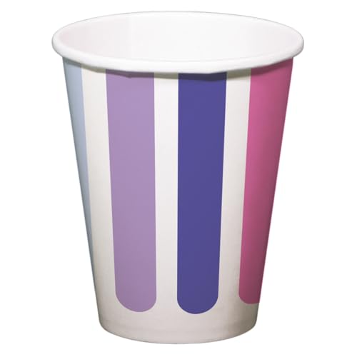 Folat 27767 Geburtstag und Party Dekoration Buntes - Becher - Stripetastic - 250 ml - 8 Stück - Partyzubehör für Kinder und Erwachsene Folat 27767 Geburtstag und Party Dekoration Buntes - Becher - Stripetastic - 250 ml - 8 Stück - Partyzubehör für Kinder und Erwachsene von Folat