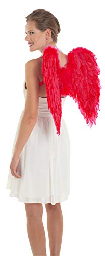 Folat 62090 Federflügel Rot, Womens, One Size Folat 62090 Federflügel Rot, Womens, One Size von Folat