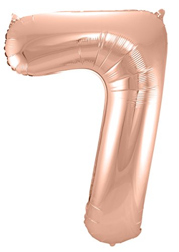 Folat 631372 - Folienballon Zahl 7 - rosegold - ca. 86 cm Folat 631372 - Folienballon Zahl 7 - rosegold - ca. 86 cm von Folat
