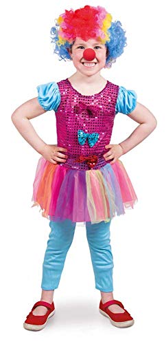 Folat 63204 - Clown Kleidung für Mädchen, Größe S, Mehrfarbig von Folat