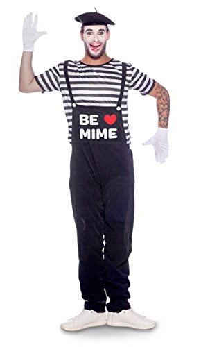 Folat 64009 Pantomimenkünstler Mann Grösse XL/XXL, mens, weiß Folat 64009 Pantomimenkünstler Mann Grösse XL/XXL, mens, weiß von Folat