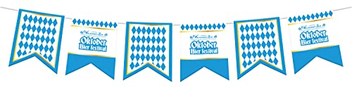 Folat 66075 Wimpelkette Oktober Bierfest-10 Meter, Mehrfarbig Folat 66075 Wimpelkette Oktober Bierfest-10 Meter, Mehrfarbig von Folat