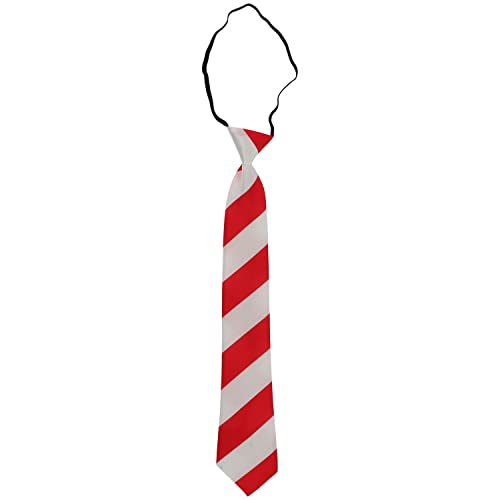 Folat 66095 Weihnachten Rot-Weiss Muster Xmas Krawatte, Mehrfarbig von Folat